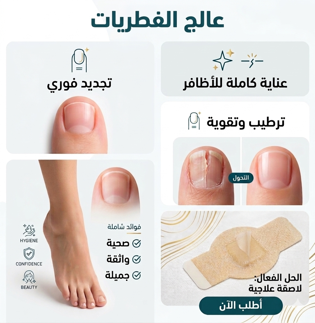ملصقات فطريات الأظافر